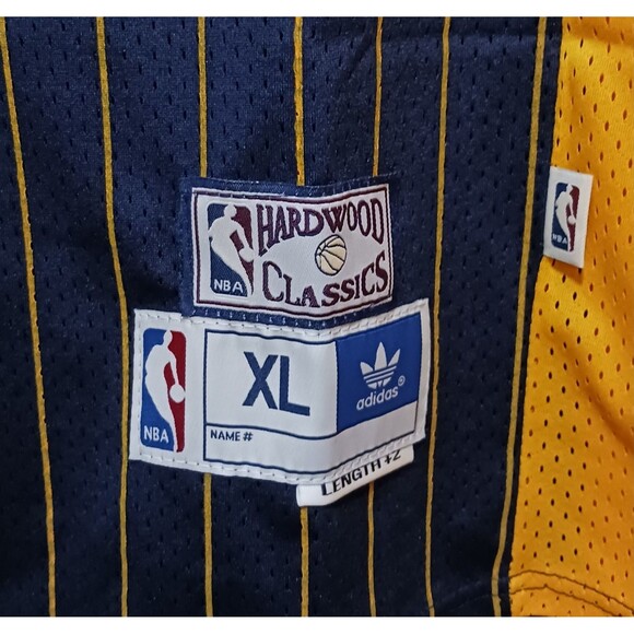 Reggie Miller (Adidas)-(Pacers)-(Jersey)-(Blue/Yellow)-(Good Cond.)-(XL)-$85.00 - Picture 11 of 12